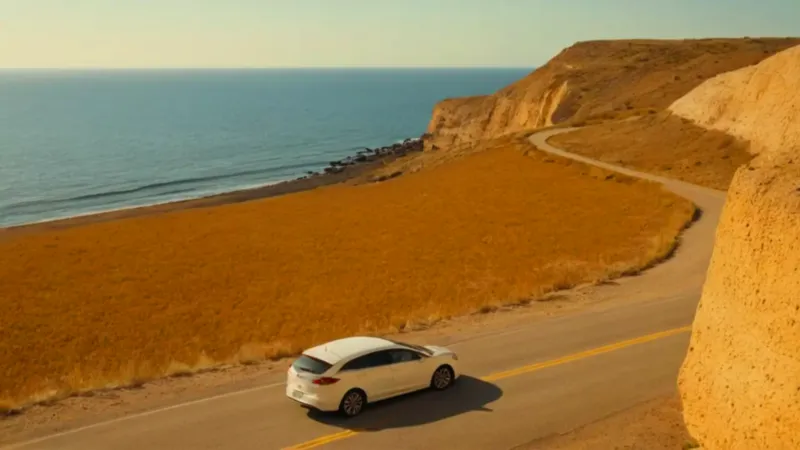 Mujer contempla el mar en el atardecer