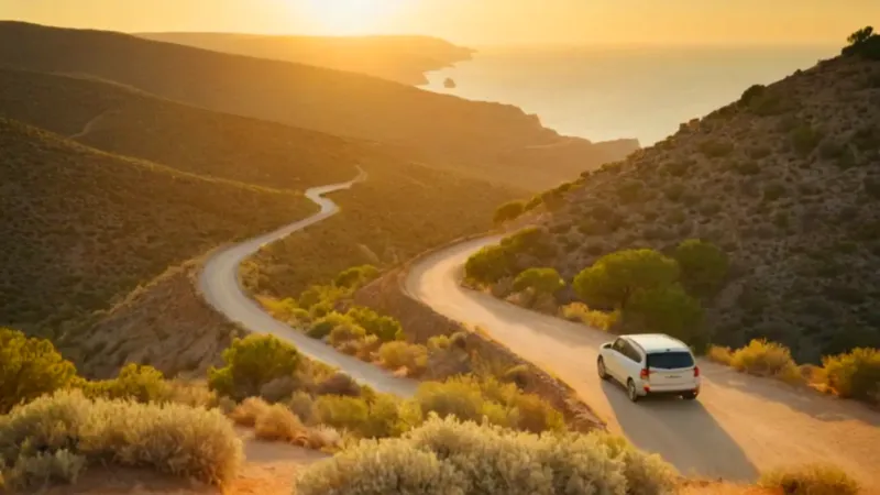 Hombre contempla el mar desde un acantilado