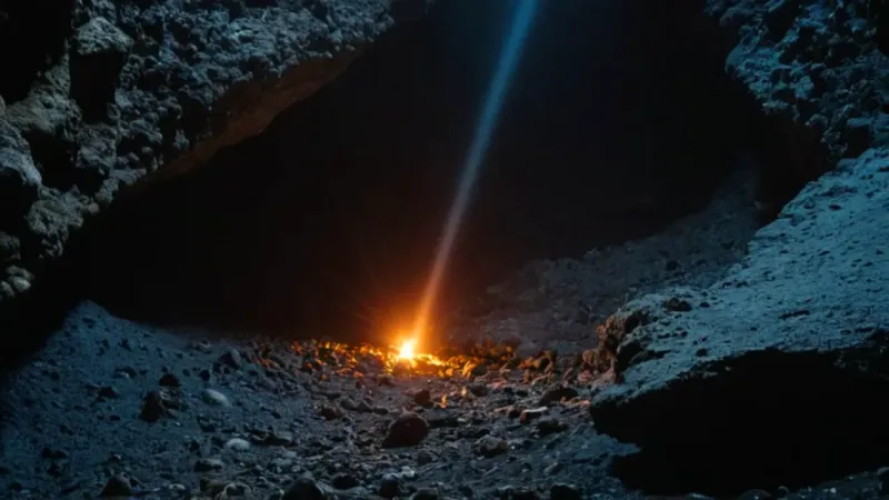 Un sumergible ilumina fumarolas en el abismo