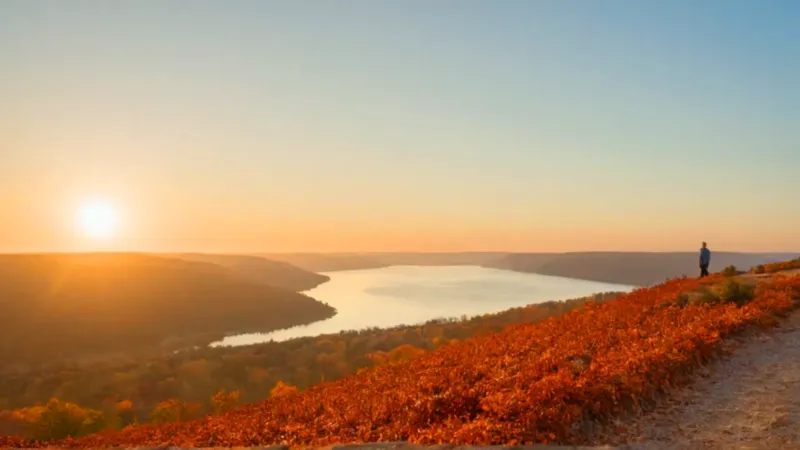 Una figura solitaria contempla el paisaje urbano