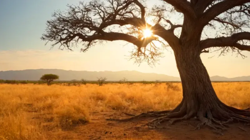 Un homínido cae desde el gran árbol