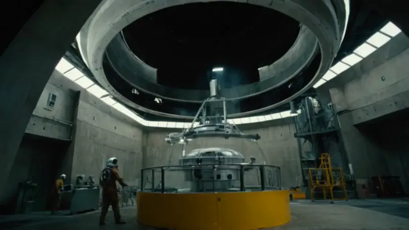 Una centrífuga gigante prueba a un piloto