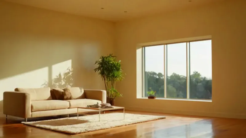 Persona relajada frente a una enorme pantalla