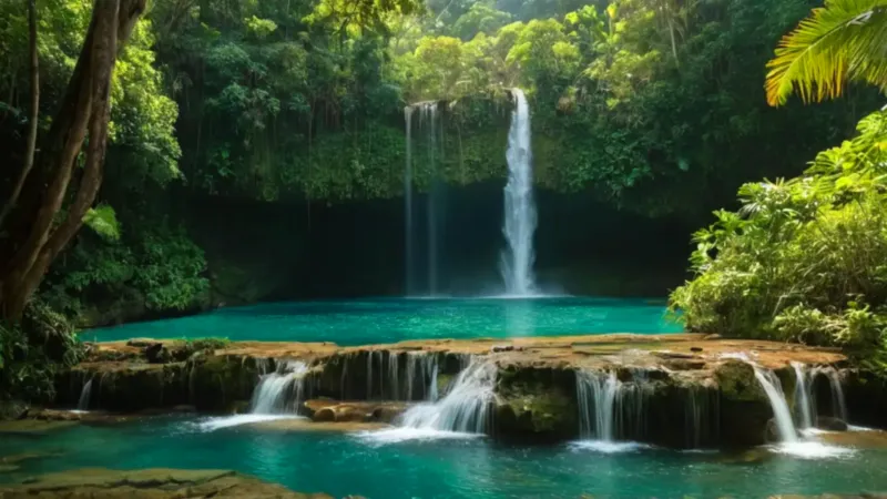 Un paraíso de cascadas en la selva