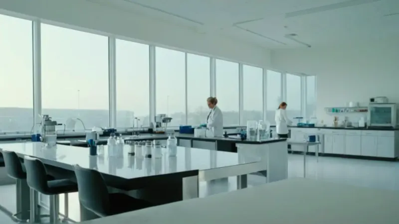 Una científica trabaja en su laboratorio