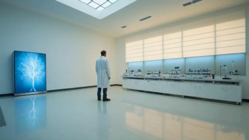 Científico analiza una red neuronal holográfica