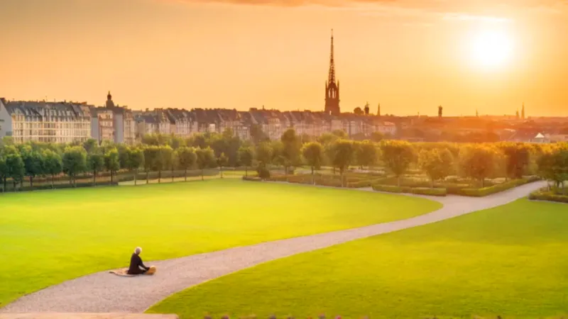 Alguien descansa frente a la Torre Eiffel