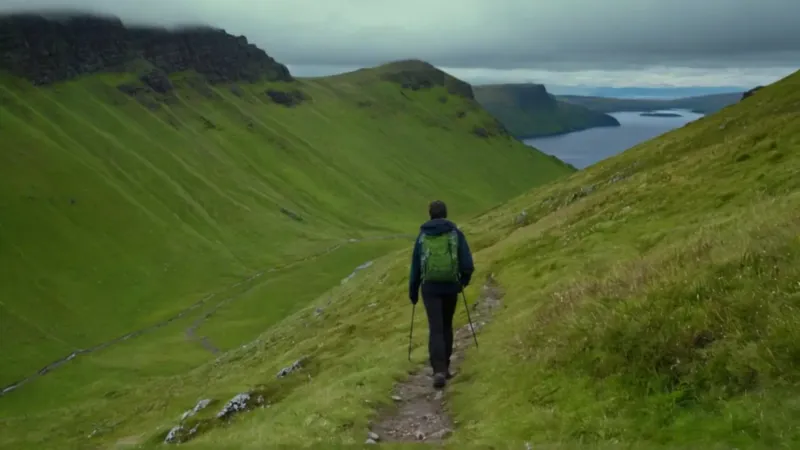 Un caminante solitario en la inmensidad