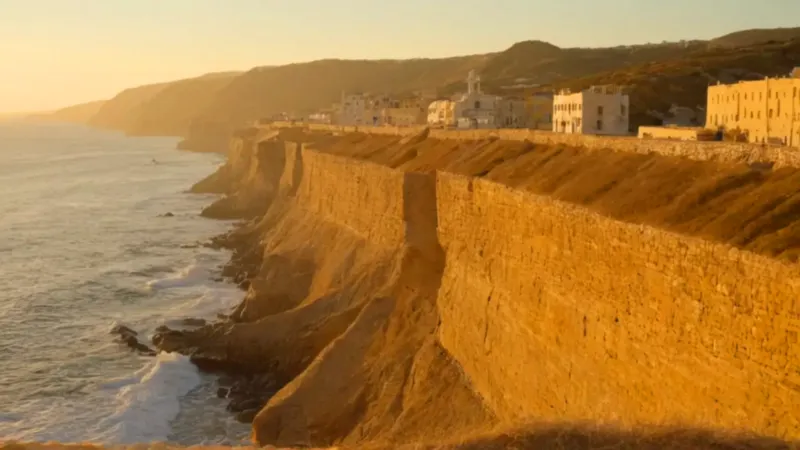 Una silueta contempla el mar al atardecer