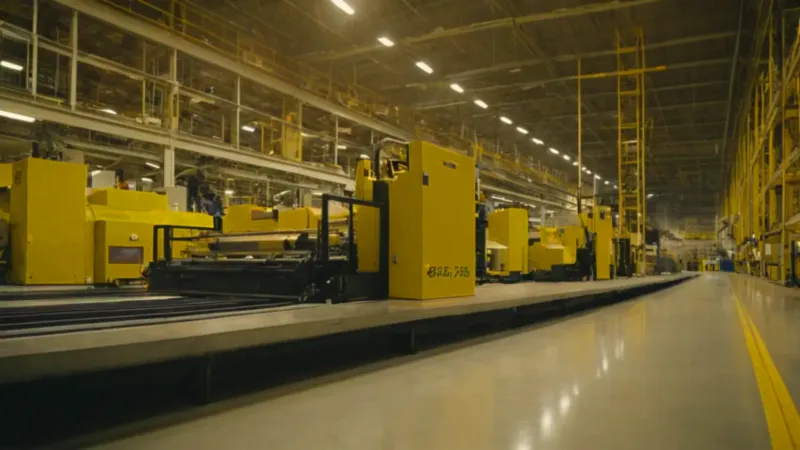 Imprenta industrial en plena producción