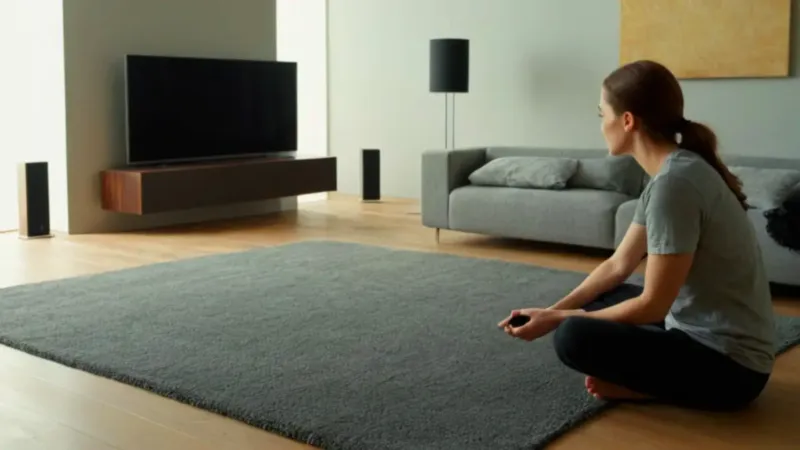 Alguien conecta los cables del televisor