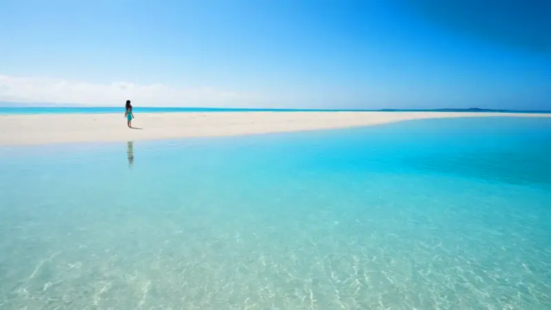 Soledad en un paraíso de mar turquesa